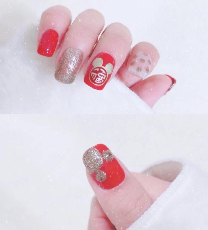 酒紅色美甲款式_美甲酒紅色_美甲酒紅色怎么調出來的